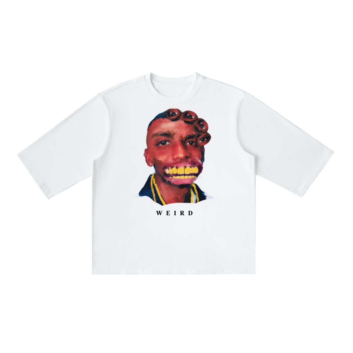 Abstract “ glitchd “ tee